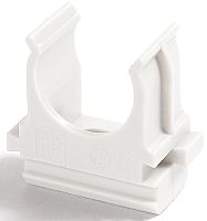 Клипса для гофры Промрукав Д=32 белый (уп. 25шт) картинка